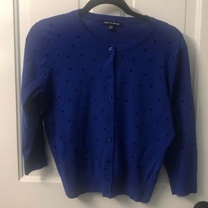 3/4 sleeve button down cardigan, size S